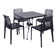 Slezak 4 - Person Patio Dining Set with Square Table