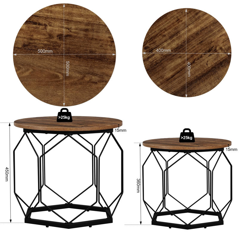 Algerd Coffee Table, Brown
