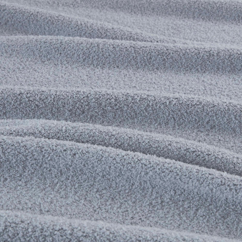 1 couverture pour lit simple gris PCS, Gris, Lit simple