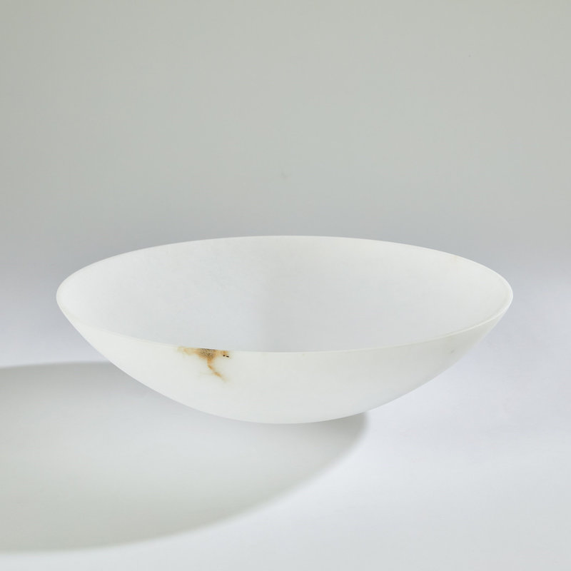 Handmade Alabaster Decorative Bowl