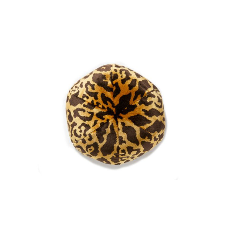 Wild Glamour Silk Circular Pillow Cover & Insert