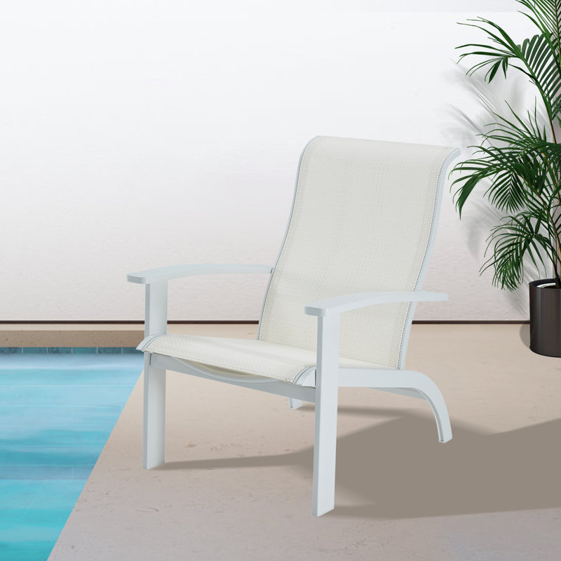 Chaise Adirondack pour l'extérieur, Blanc