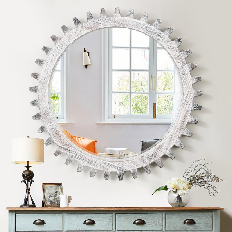 Miroir rond lourd de 42 po X, 42 po x 42 po