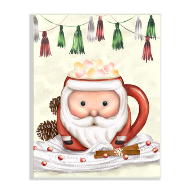 Tasse festive de père Noël guimauve