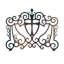 Cross Iron Fireplace Screen