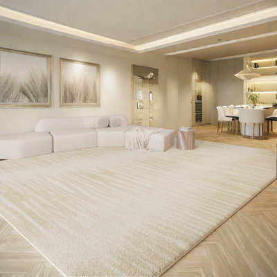 Rectangle Rozel Area Rug with Non-Slip Backing
