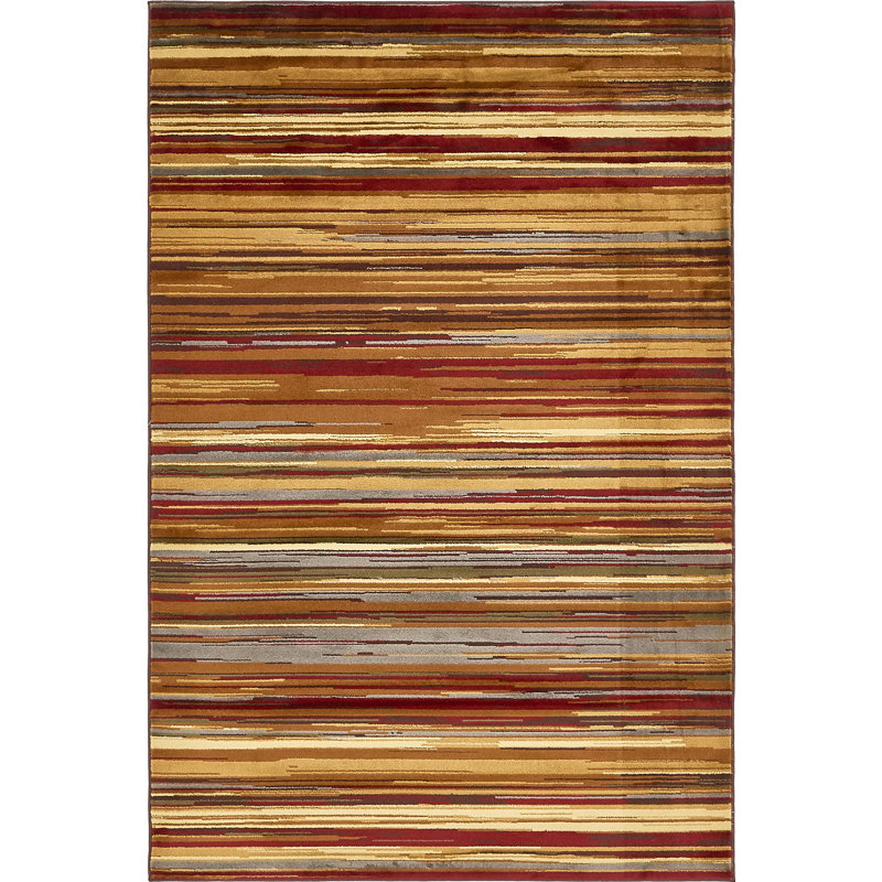 Striped Area Rug, Rectangle 152 x 244cm
