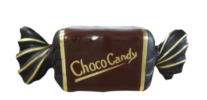 Jahmil Brown Chocolate Candy Over Sized Statue
