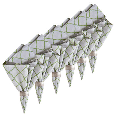 Updegraff 100% Cotton Floral Square Napkin