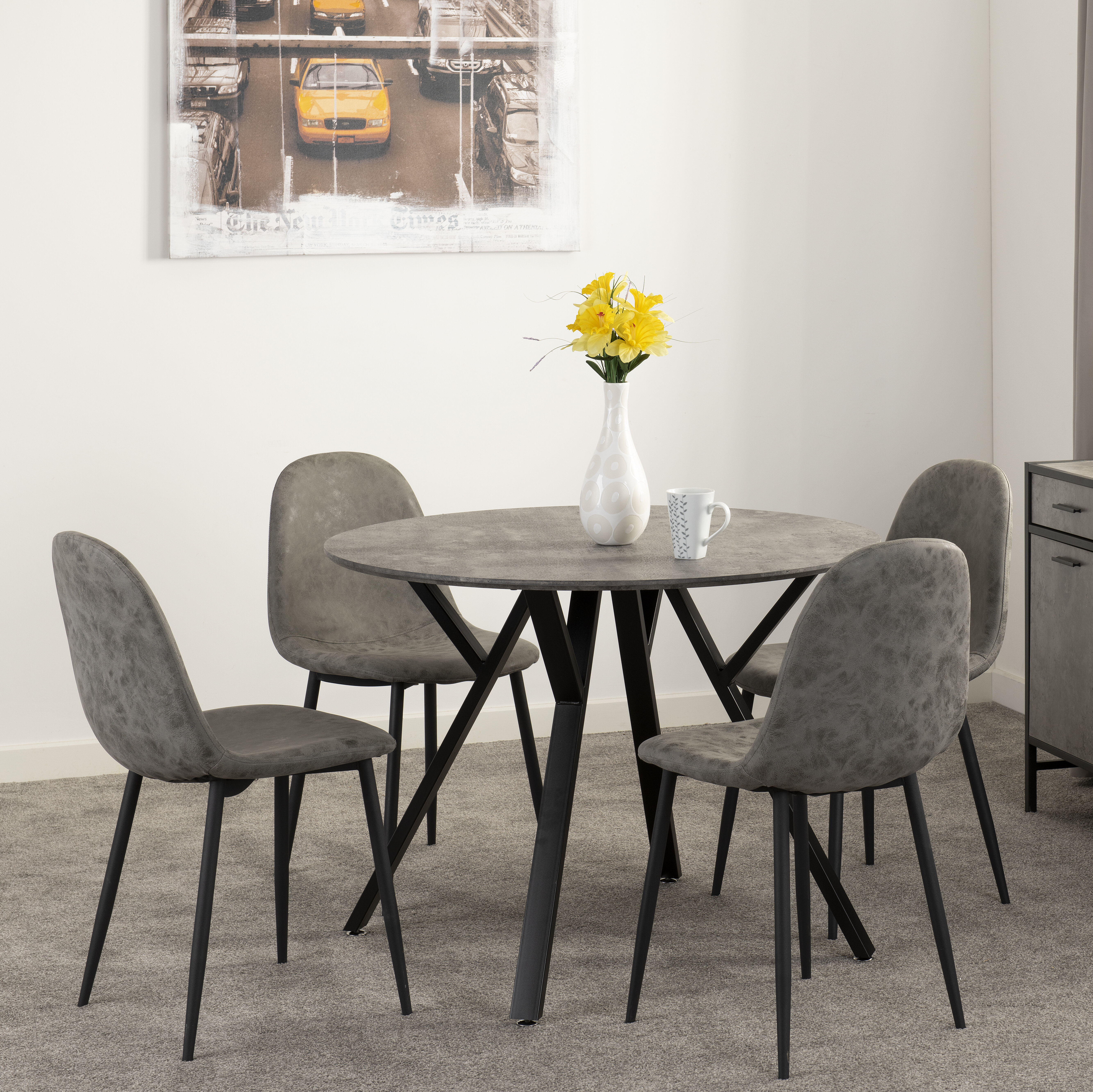 Mercury Row Alayna Dining Set with Chairs  Reviews