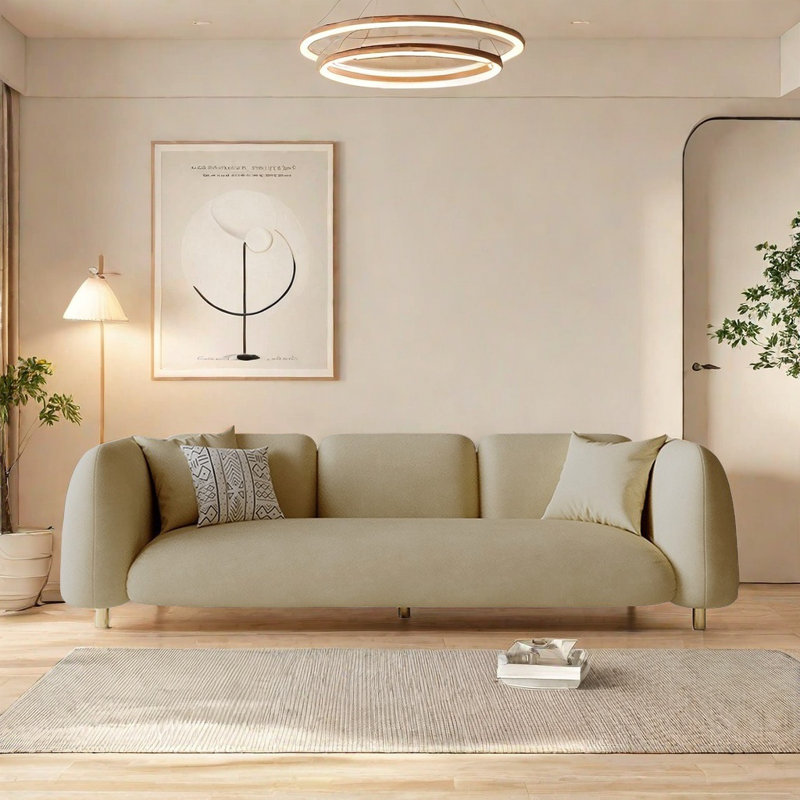 Saliard, H 27,56 po x l 82,68 po x P 32,28 po, 3, Beige