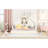 Roof-framed Headboard Floor Bed with Headboard Guardrails Kids Bed Montessori Floor Bed Without Slats -1054421142-1054421137
