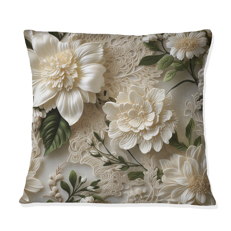 Coussin Vintage, H 16 po x l 16 po