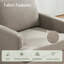 Fauteuil Clancy avec pieds en bois massif-116817609