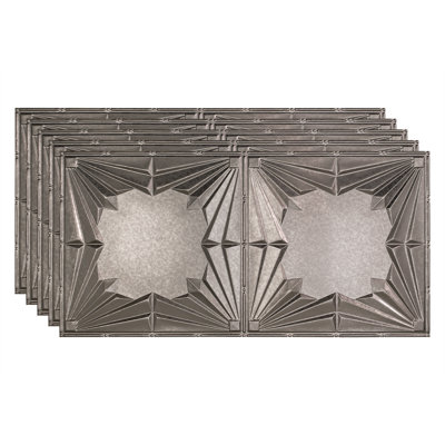 24.375'' L x 48.375'' W Textured Vinyl Glue Up Ceiling Tile