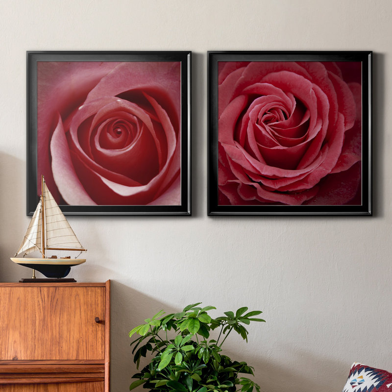 Wild Wild - 2 pièces encadrées sur toile, Noir, H 26,5 po x l 53 po x P 1,5 po