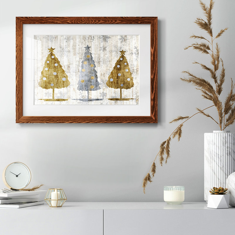 Collection sophistiquée de Noël A, H 14 po x l 20 po x P 1,5 po, Érable