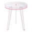 Table d'appoint en acrylique rose moderne Modern-1642486031