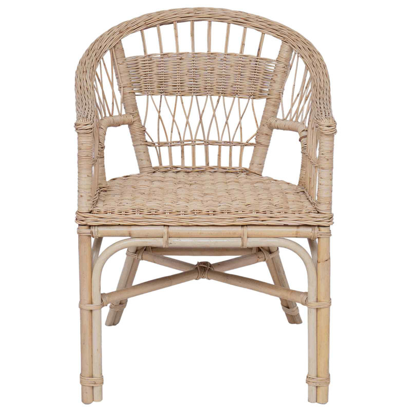 45cm H Stacking Dining Chair, Natural