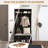 3-In-1 Hall Tree, Entryway Bench With Coat Rack, Mudroom Bench With Shoe Rack, 2 Storage Drawers, 4 Hooks And Padded Seat Cushions For Hallway-114198582