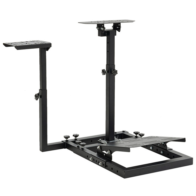 Anman Racing Flight Simulator Cockpit fit Thrustmaster Logitech G29 X52 X56, Not Include Steering wheel & Wheels & Pedals and Shifter Handbrake
