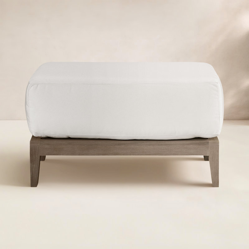 La Jolla Outdoor Teak Ottoman