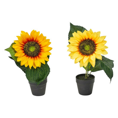 Artificial Sunflower in Pot