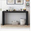 Console de style moderne en placage de bois massif de paulownia, convient-2138316256