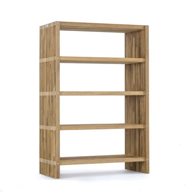 Teak Bathroom Shelves