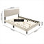 Melrose Upholstered Double (4'6) Bed-844064899