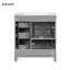 Functional Storage Rubberwood Frame Modern Bathroom Vanity For Compact Spaces