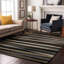 Premium Machine Washable Natoma AMF997 Stripes Rug-891996016