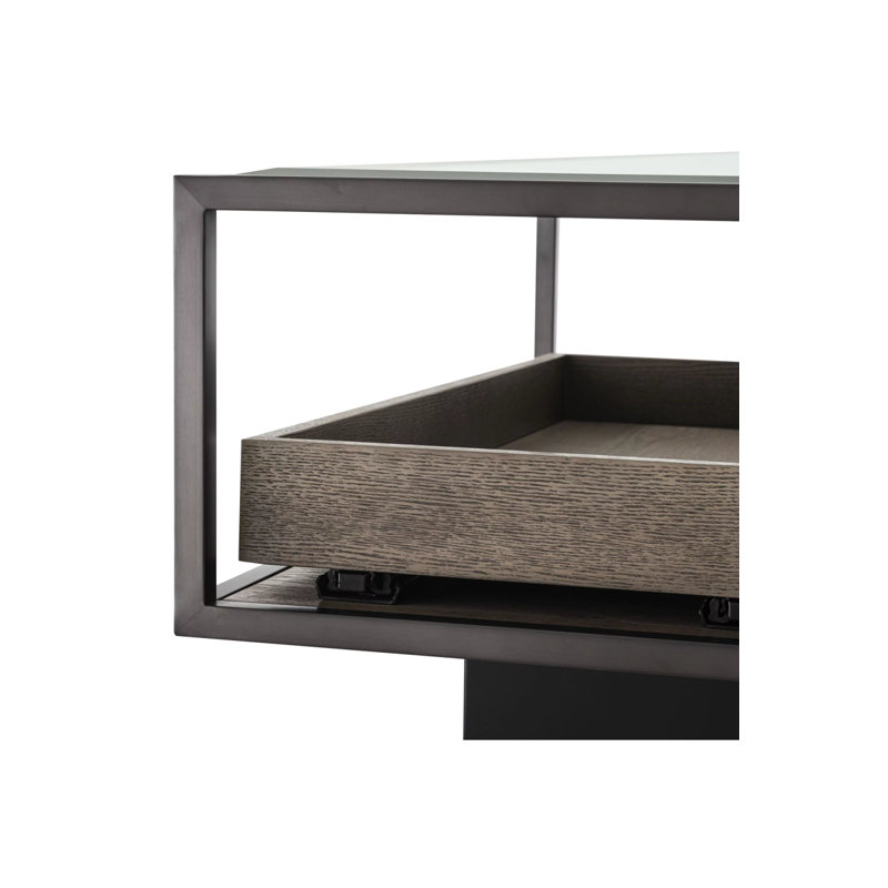 Roxton Glass Top Single Coffee Table