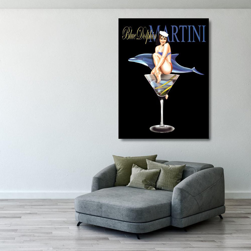 Blue Dolphin Martini HAD-2089