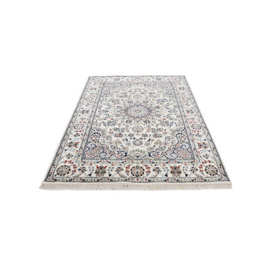 Nain Oriental Wool Hand Woven Area Rug