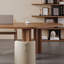Modern Durable Brown Irregular Ash Wood Desk-85560413