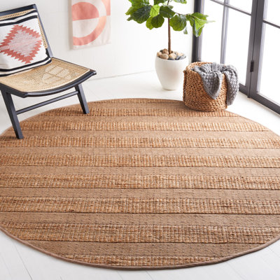 Hobscheid Geometric Flatweave Taupe/Natural Area Rug