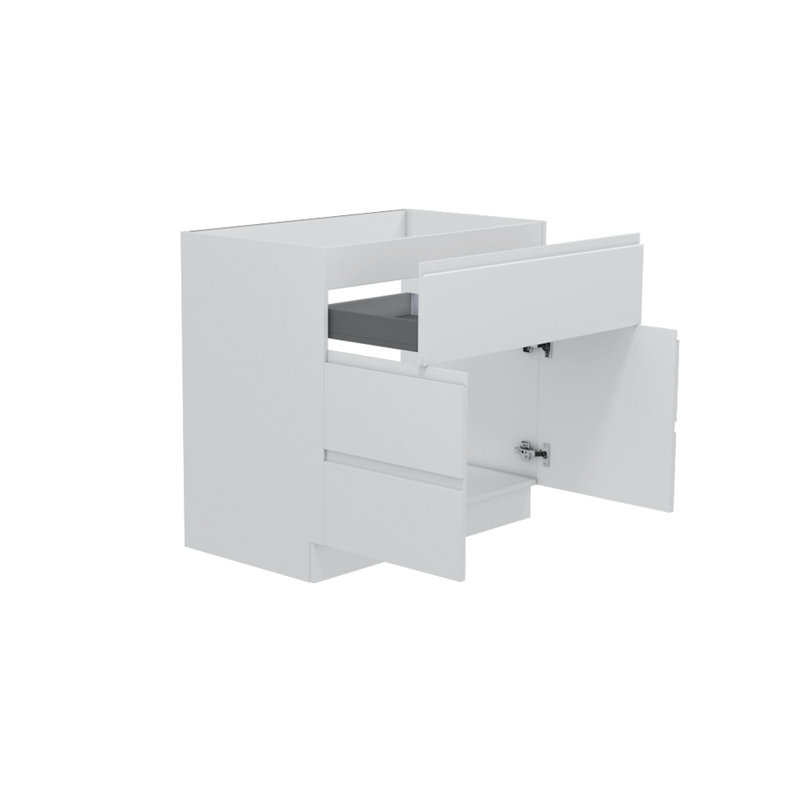 MagickWoods 36" Free-Standing Single Bathroom Vanity Base Only in White