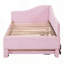 L-Shaped Upholstered Daybed With Pop Up Trundle-1710781169