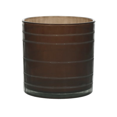 Tartan Glass Tabletop Votive Holder