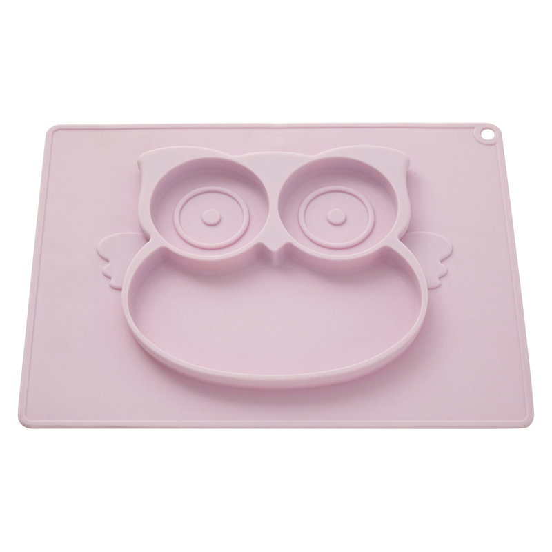 Zachariah Owl Silicone Placemat Plate