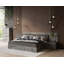 Ensemble de chambre à coucher 4 pièces Jadaliz - Modern Volcano Oxide Grey-371267286