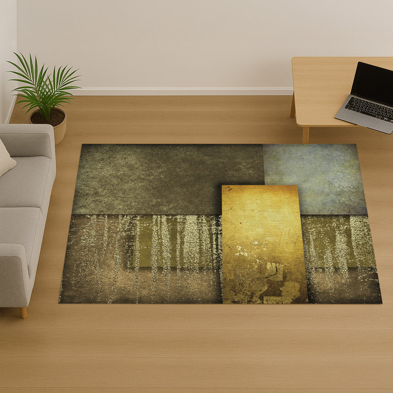Geometric Area Rug, Rectangle 140 x 200 cm