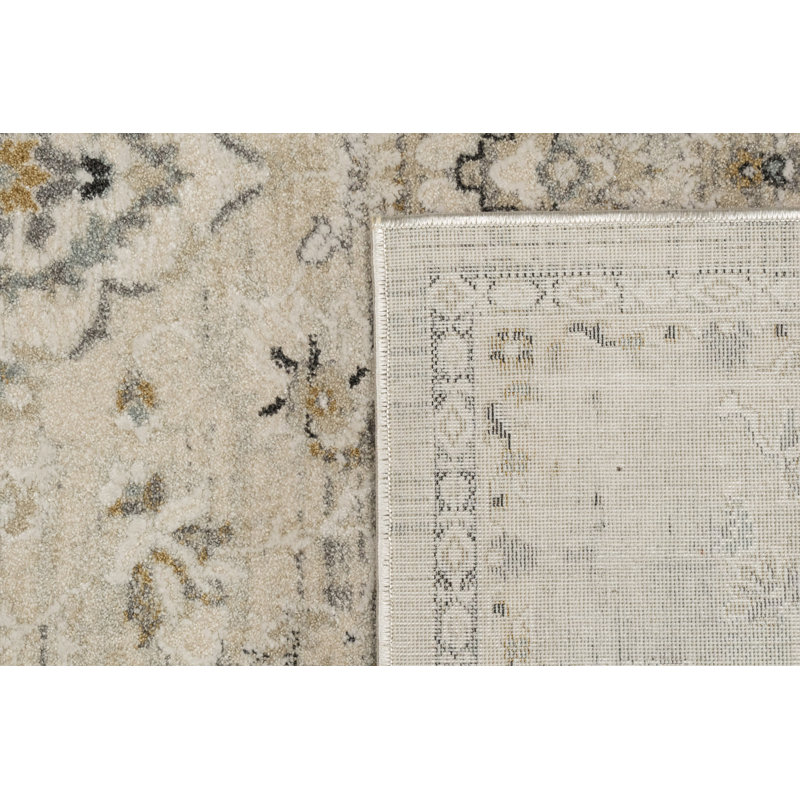 ANNALISE 3.11X5.7 7605-105 CREAM/BLUE, Rectangle 3'11" x 5'7"