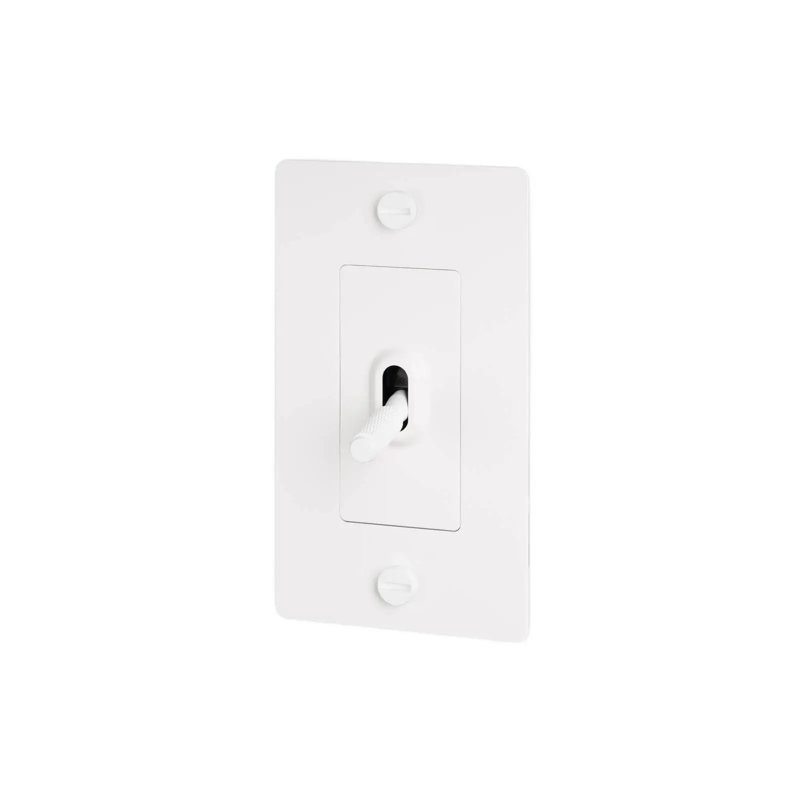1G Toggle Switch / Non-Logo, White