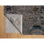 9'11" x 14'0" Grey Hand Knotted Transitional Design Silk with Wool Oriental Rug