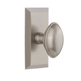Grandeur Concealed Screw Mechanism Oval Knob with Rectangle Rosette