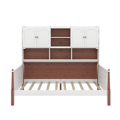 Twin Size Platform Bed with Multiple Storage -  Red Barrel StudioÂ®, 772E9795DBD44513969935512199A2C1