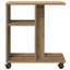 Engineered Wood Compact Lightweight Side Table-2054396033