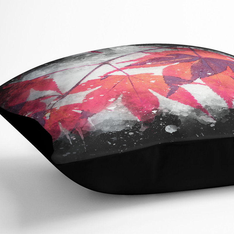 Square Throw Cushion, Black, 40cm H x 40cm W x 15cm D